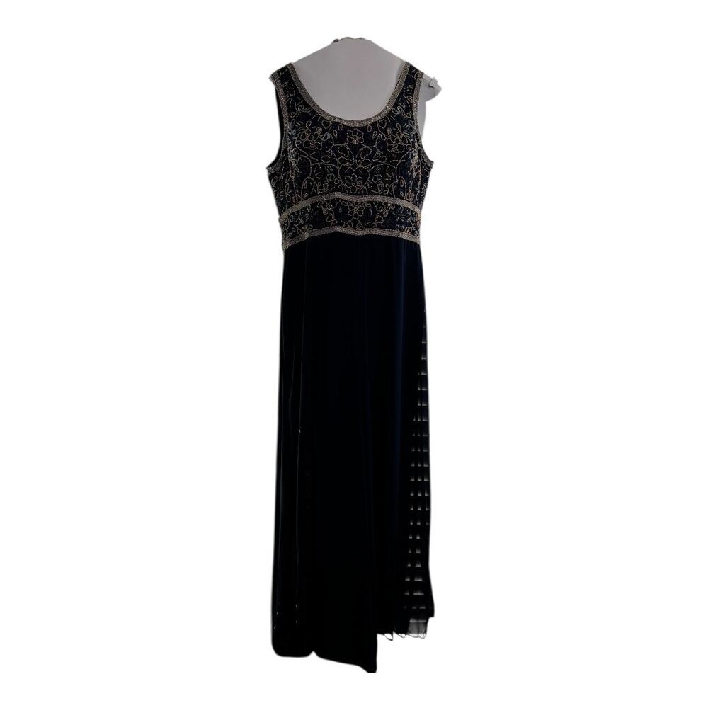 Alyce Designs Navy Blue Romper Sequined Dress Cocktail Prom Size 20